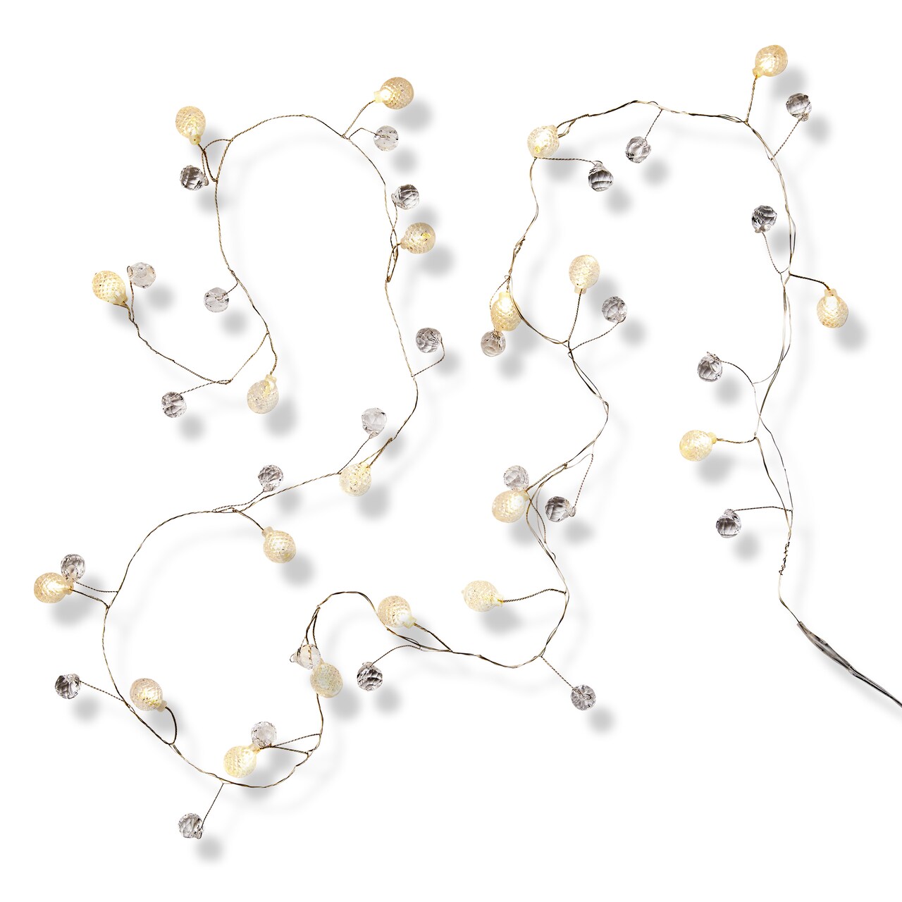 Glimmer Beads LED String Lights Multicolor Indoor Novelty Lighting 60in Long 1in Wide Perfect for Everyday Decor